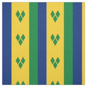 Saint Vincent-flagga Tyg