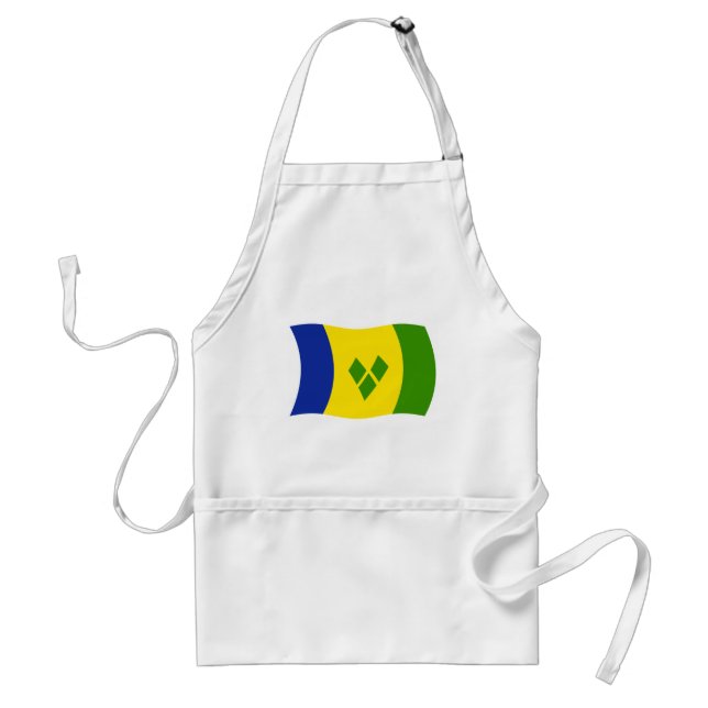Saint Vincent Grenadinerna Flagga Förkläde (Framsidan)