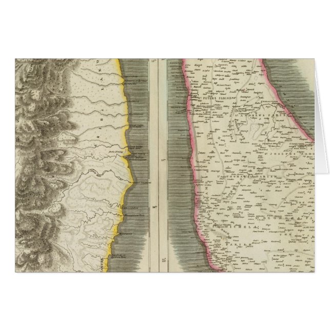 Saint Vincent och Barbadoes Hälsningskort (Framsidan Horizontal)