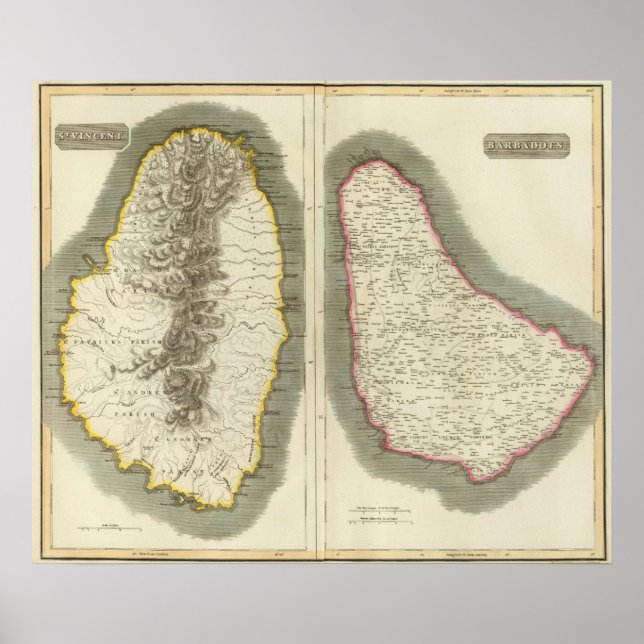 Saint Vincent och Barbadoes Poster (Framsidan)