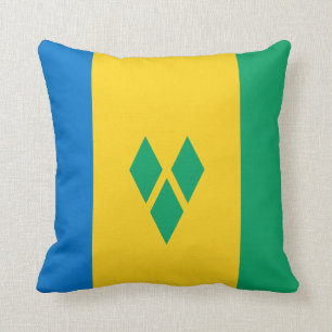 Saint Vincent och Grenadinerna Flagga Dekorativ ku Kudde