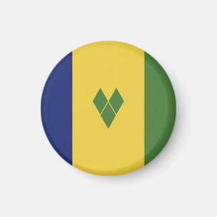 Saint Vincent och Grenadinerna-flagga Magnet