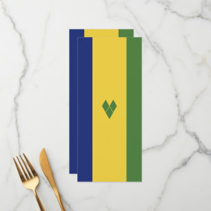 Saint Vincent och Grenadinerna-flagga Meny