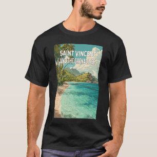 Saint Vincent och Grenadinerna Illustration T Shirt
