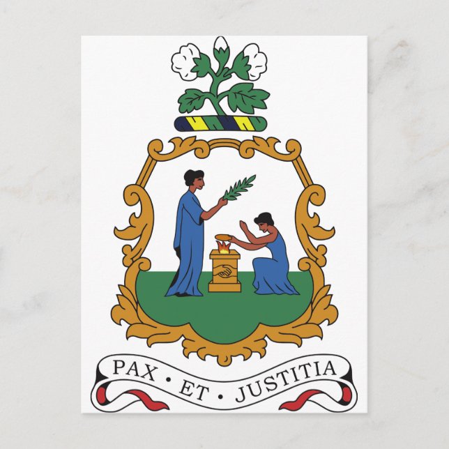 Saint Vincent och Grenadinerna Jackar om Arm Vykort (Framsida)