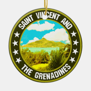 Saint Vincent och Grenadinerna Julgransprydnad Keramik