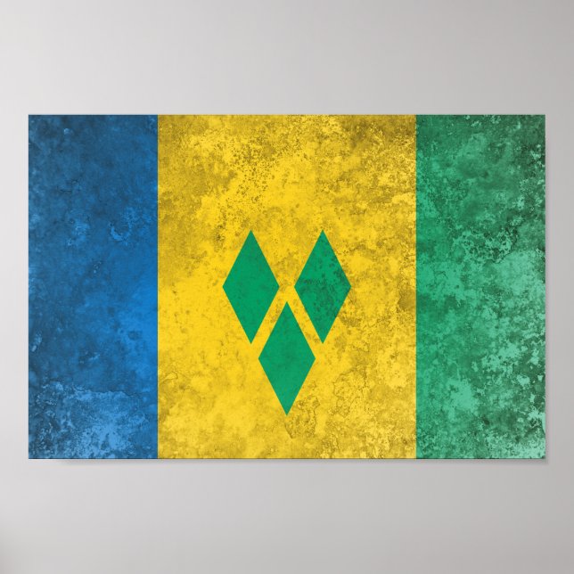 Saint Vincent och Grenadinerna Poster (Framsidan)