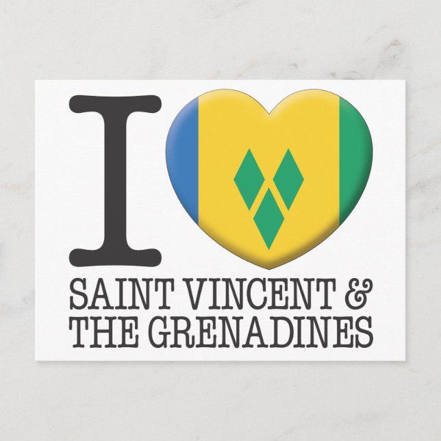 Saint Vincent och Grenadinerna Vykort (Framsida)