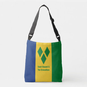 Saint Vincent och Grenadinernas Flagga Vincy Axelväska
