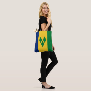 Saint Vincent och Grenadinernas Flagga Vincy Tygkasse