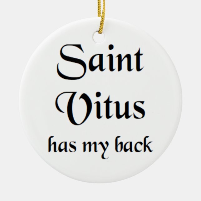 saint vitus coffee mug julgransprydnad keramik (Framsidan)