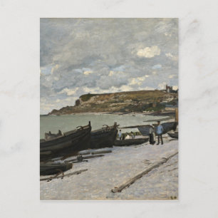 Sainte-Adresse by Monet - Boats Sea Cloudy Himlar Vykort