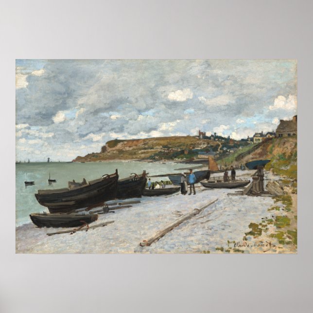 Sainte-Adresse - Claude Monet Fine Art Poster (Framsidan)