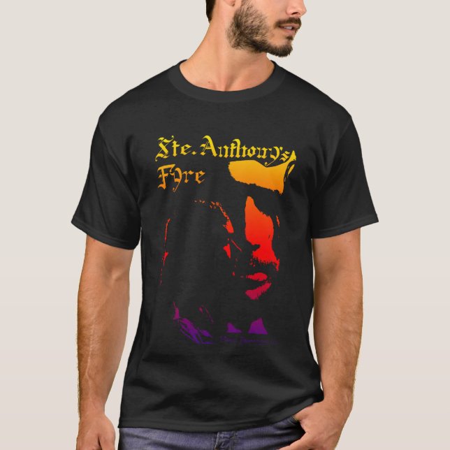 Sainte Anthonys Fyre skjorta T Shirt (Framsida)