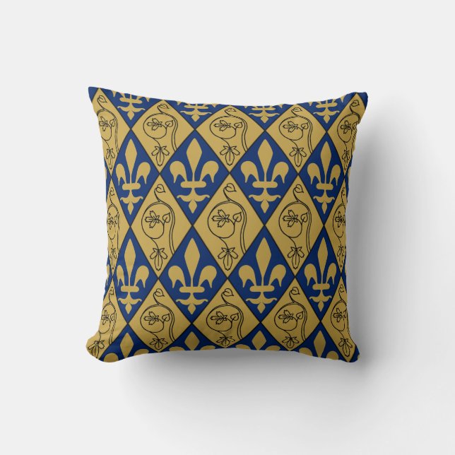 Sainte-Chapelle Fleur de Lys Dekorativ kudde (Framsida)