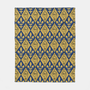 Sainte-Chapelle Fleur de Lys Ull Thommon Fleecefilt