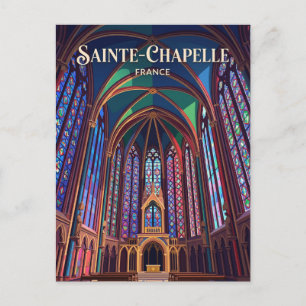 Sainte-Chapelle Frankrike Vykort