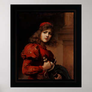 Sainte Jeanne d'Arc av Paul de La Boulaye Poster