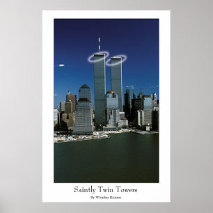 Saintly Twin Torn Poster