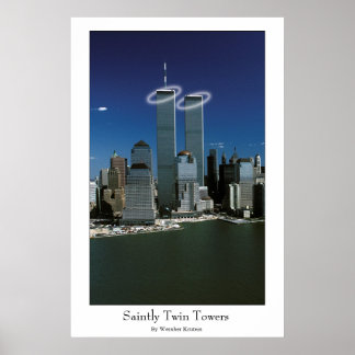 Saintly Twin Torn Poster