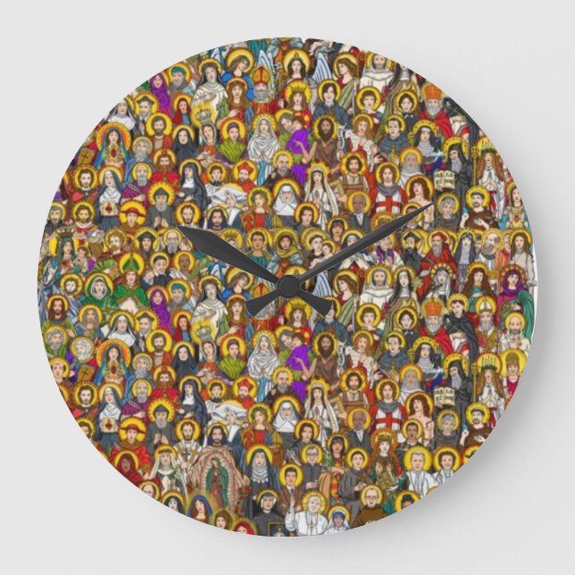 Saints, alla helgon, katolska helgon stor klocka (Framsida)