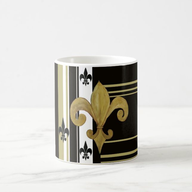 Saints Black och Guld Fleur de lis Mugg (Center)