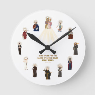 Saints Clock Rund Klocka