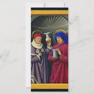 Saints Cosmas och Damian av Jean Bourdichon