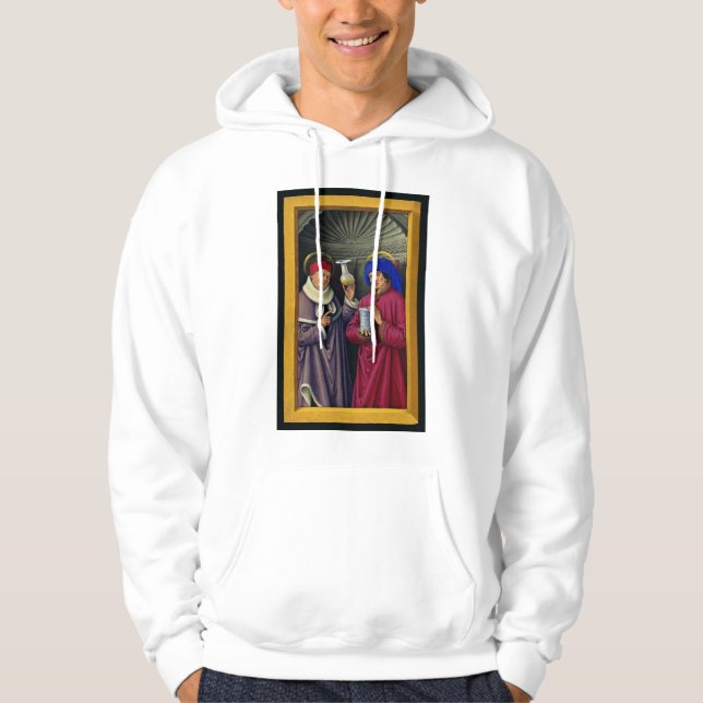 Saints Cosmas och Damian av Jean Bourdichon Hoodie (Framsida)