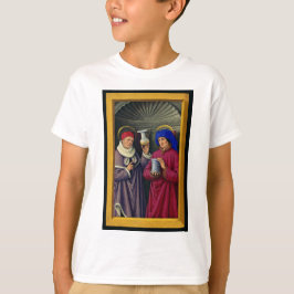 Saints Cosmas och Damian av Jean Bourdichon T Shirt