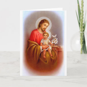 Saints "för St Joseph festmåltiddag" "lite av Kort
