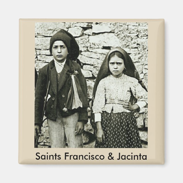 Saints Francisco & Jacinta of Fatima Magnet (Framsidan)
