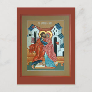 Saints Joachim och Anna Postcard Vykort