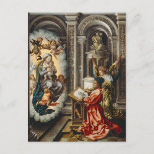 Saints med Mary och Baby Jesus Vykort