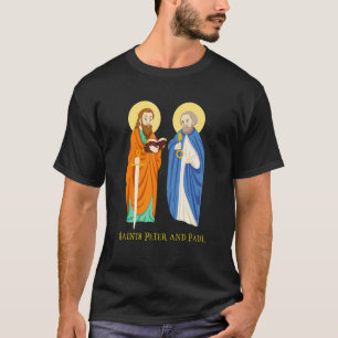 Saints Peter och Paul Catholique Feast Day Nycklar T Shirt
