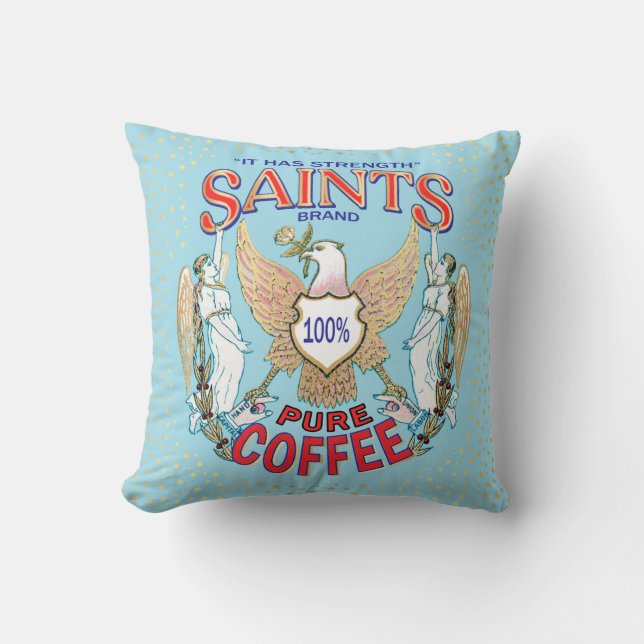 Saints Pure Coffee Kudde (Framsida)