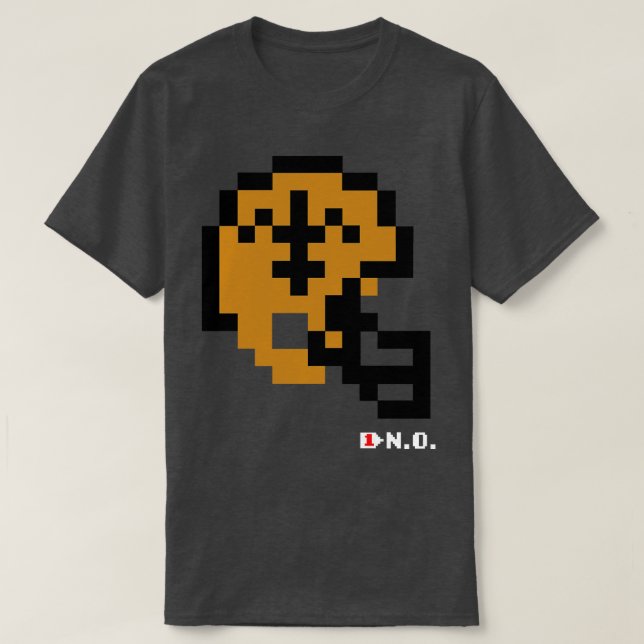 Saints Tecmo Bowl Helmet T Shirt (Design framsida)