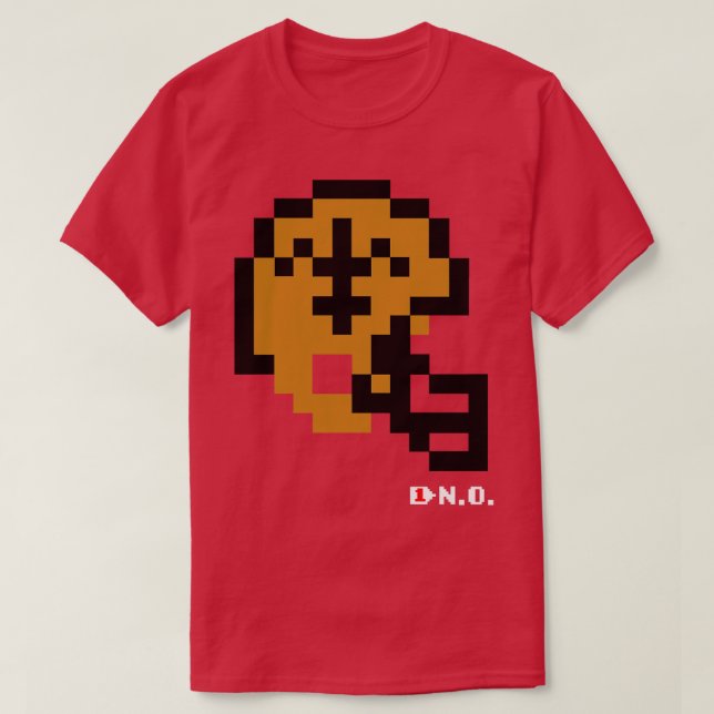 Saints Tecmo Bowl Helmet TShirt T Shirt (Design framsida)