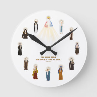 Saints Wall Clock Rund Klocka