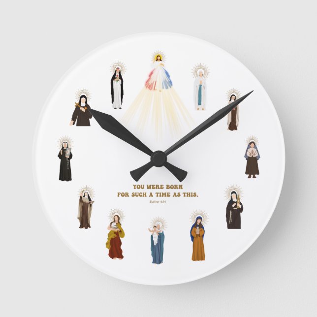 Saints Wall Clock Rund Klocka (Framsida)