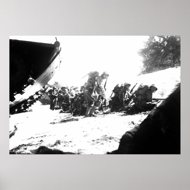 Saipan Assault Poster (Framsidan)