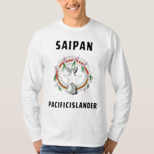 Saipan CNMI Pacific Islander Långärmad T Shirt