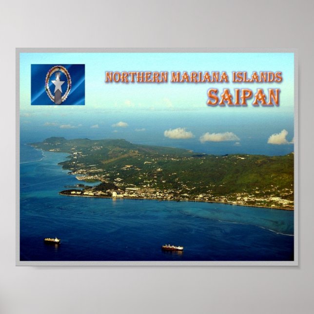 Saipan - Nordmarianerna - Poster (Framsidan)