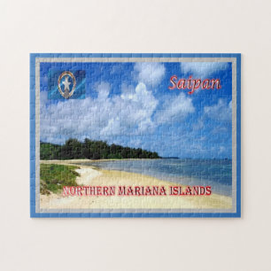 Saipan - Nordmarianerna - Tanapag Beach Pussel