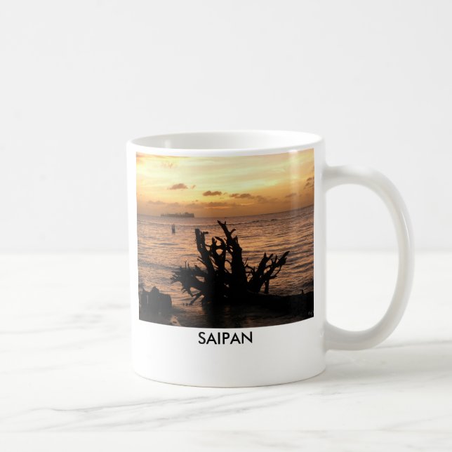 SAIPAN SOLNEDGÅNG KAFFEMUGG (Höger)