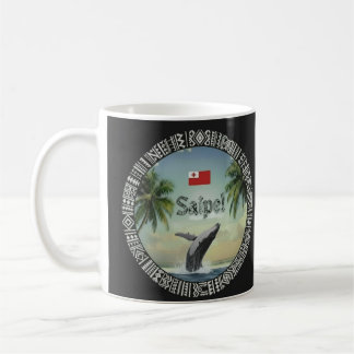 Saipe Tonga Eua whale tropical pacific island Kaffemugg