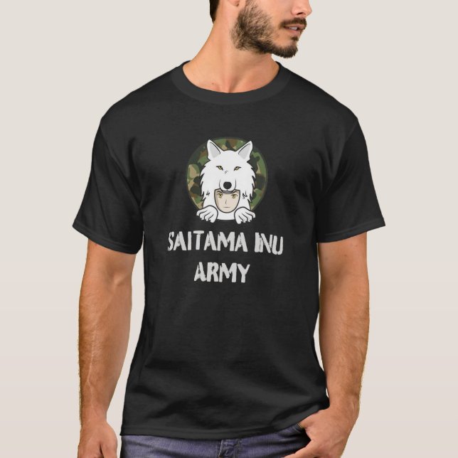 Saitama Inu Coin Crypto Token Cryptocurrency Walle T Shirt (Framsida)