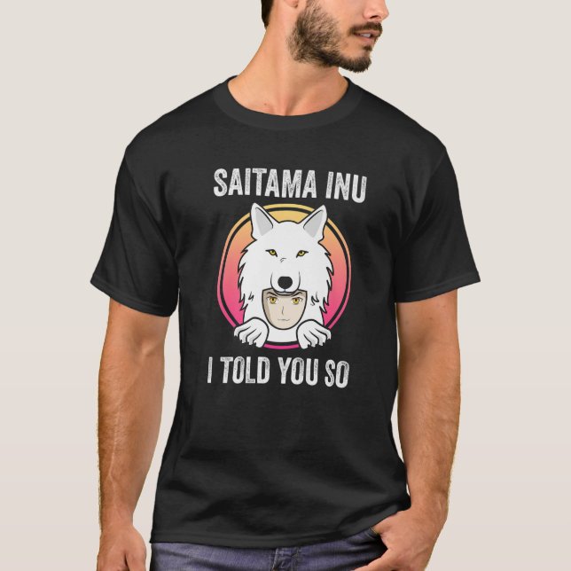 Saitama Inu Coin Crypto Token Cryptocurrency Walle T Shirt (Framsida)