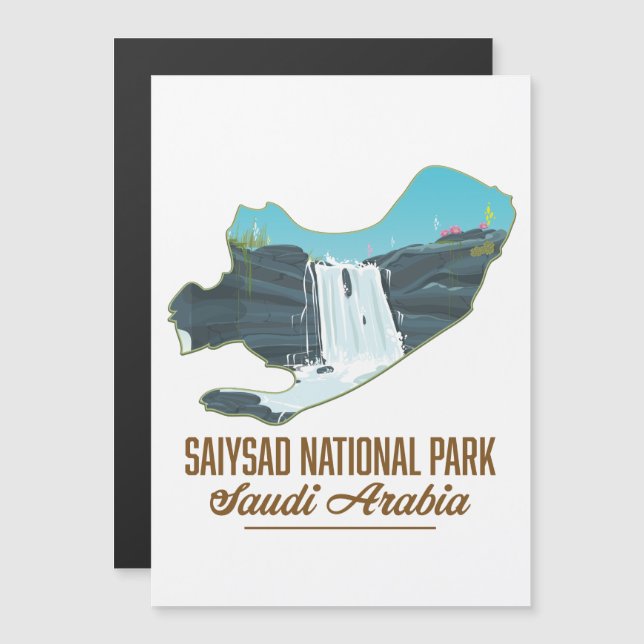 Saiysad Nationalpark, Saudiarabien (Fram/baksida)