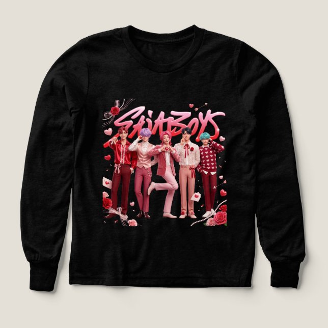 Saja boy K-pop valentine day sweater T Shirt (Design framsida)